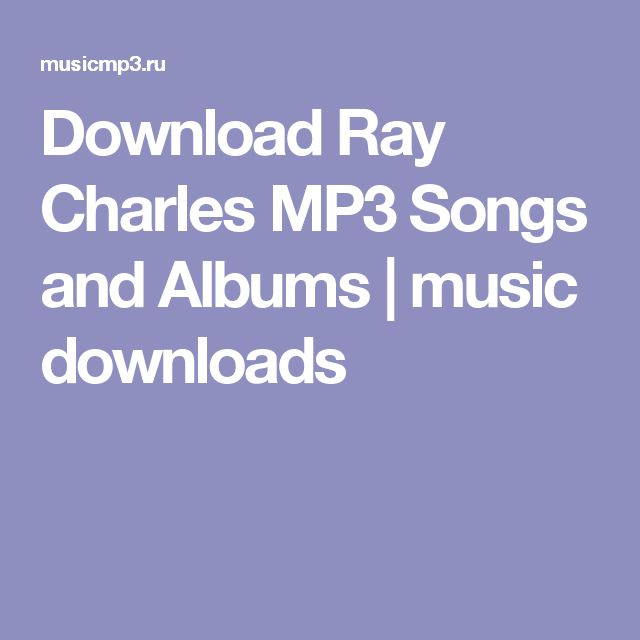 fever ray charles mp3 download